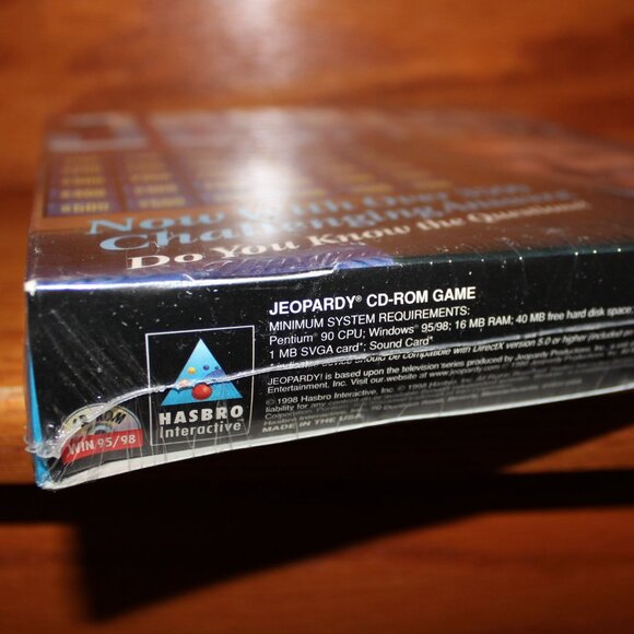 3/$77❤️vintage 1998 Jeopardy! PC/CD-ROM/Win 95/98 Big Box Family Video Game - Picture 4 of 8